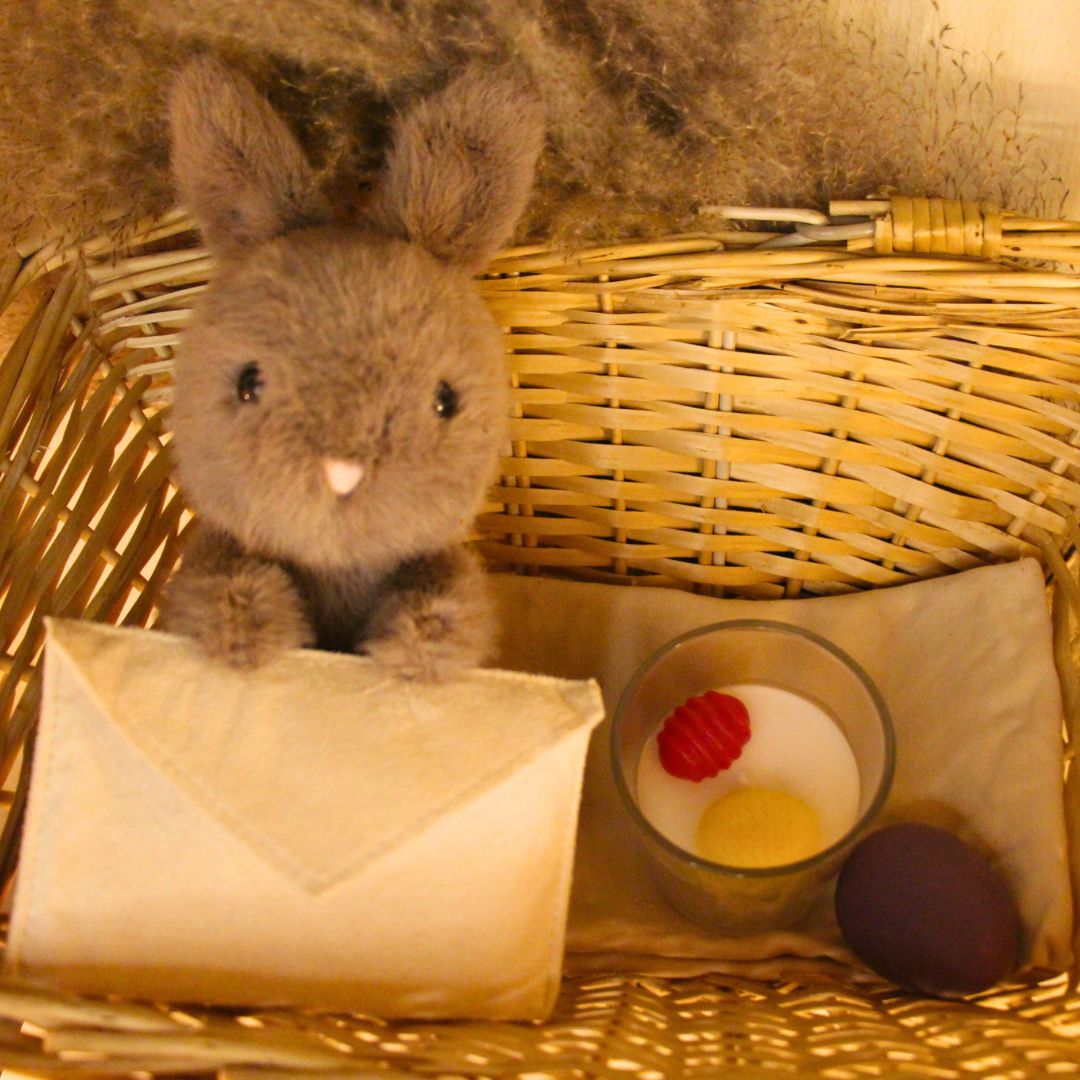 Bougie de Pâques en pot