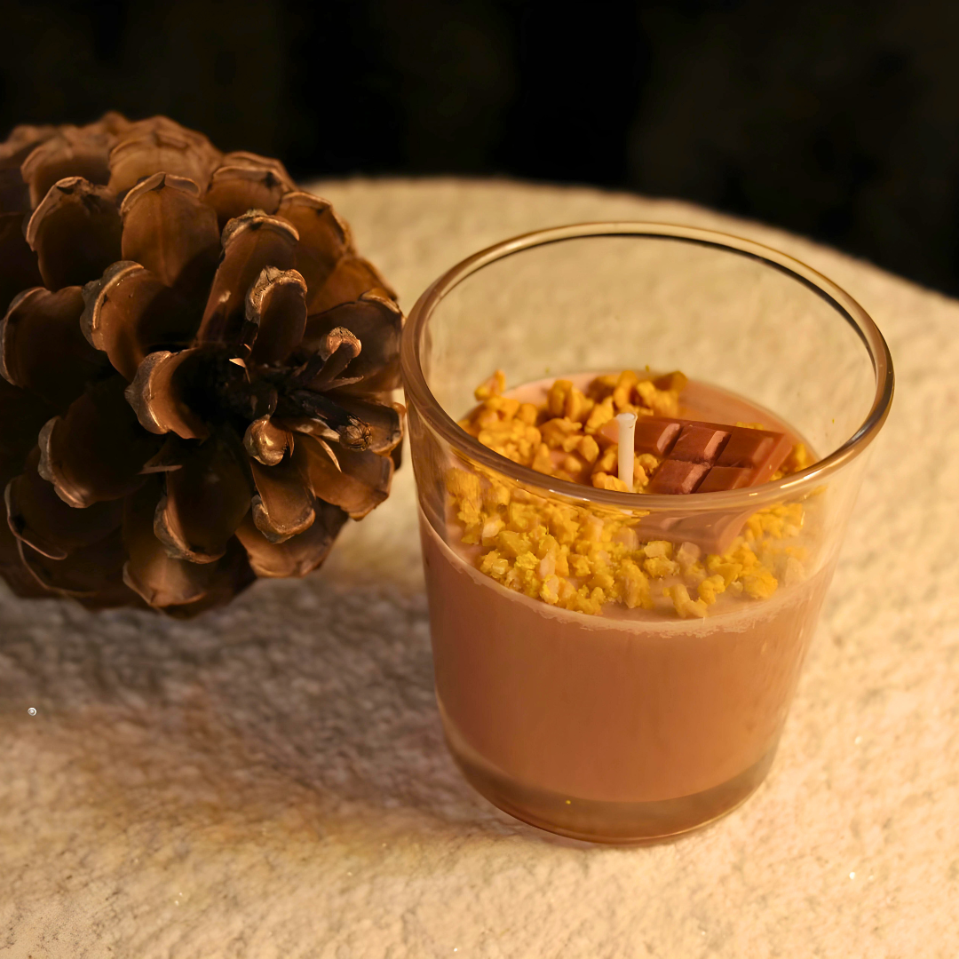 Bougie Chocolat noisettes